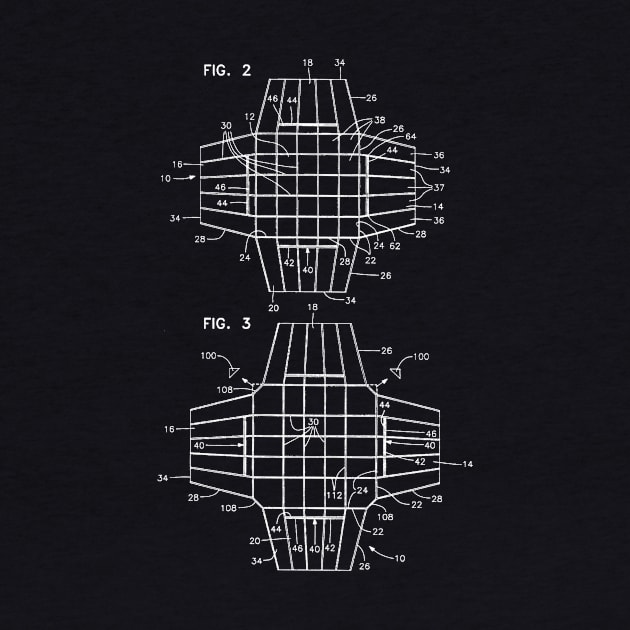 Parachute Vintage Patent Drawing by TheYoungDesigns